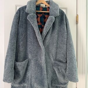 Maeve Gray Teddy Jacket